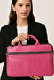 Pink Crocodile Macbook Air Pro 13-14-15.6 Inch Shock Protection Laptop Bag