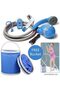 Travel Bidet Hose Spray with Foldable Bucket - 3