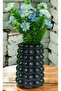 Gözdehobi Bubble Black Shiny Vase |   Bubble Decorative Flower Vase - 2
