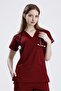 Burgundy Core-Flex Lycra Surgical Suit Bottom Top Doctor Nurse Uniform Scrubs - 5