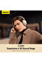 BASEUS Bowie D05 Wireless Bluetooth Headset Foldable HiFi Stereo Music Headphone - Creamy White - 3