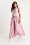 Women's Powder Vest and Flared Skirt Set with Pocket Detail 9294 60281004 - 4