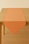 Luna Series Velvet Textured Triangle Runner - Yavruağzı - 2