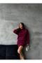 Dgn's Solid Basic Soft Textured 2-Piece Sweater-Skirt Set - 4