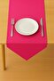 Luna Series Velvet Textured Triangle Runner - Fuchsia - 3