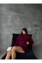 Dgn's Solid Basic Soft Textured 2-Piece Sweater-Skirt Set - 3