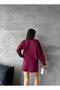 Dgn's Solid Basic Soft Textured 2-Piece Sweater-Skirt Set - 6
