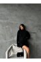 Dgn's Solid Basic Soft Textured 2-Piece Sweater-Skirt Set - 2