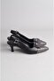 Select 25106456   Genuine Leather Women's Shoes with Heel (Heel: 6 cm) Black - 6
