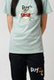 Girl's Round Neck Printed Boy Cat Lower-Top Pjamas Suit - 4