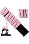 Pro Series Adjustable Silicone Wrist Weight 2X1Kg Triangle Pink - 3