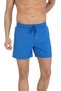 Cobalt Blue Large Size Water Repellent Solid Color Basic Men's Beach Swim Shorts Swimsuit - 2204-Cobalt Blue - 6
