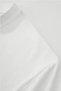 Women's 100% Organic Cotton Oversize Round Neck White T-Shirt - 3