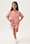Girls' orange shorts set - 3