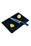 Transparent Glass Cutting Board, Oval Edge Cutting Board, Antibacterial, Presentation Board. - 3