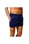 Pink Water Repellent Printed Men's Short Swim Shorts - 2202-Pink - 2