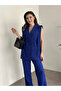 Women's Rope Tied Vest Suit - 2