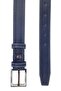 Navy Blue Child Size Faux Leather Stitched Model 3 cm Waiter Classic Belt - G5-23EK - 6