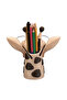 Giraffe Head Pen Holder – 3D Printing Desktop Organizer with Cute Animal Figure - 4