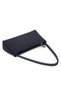 Women's Basic Baguette Shoulder and Crossbody Bag Black Stone (27X12 cm) - 3