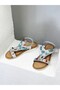 25Y173-1 Colorful Stone Comfort Sandals Women - 3