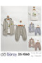Baby Boy Triple Suit with Striped Vest - 9-12-18-24 Months - 4