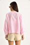 Women's Candy Pink Embroidery Detailed Summer Muslin Jacket G28-4907 60283341 - 7