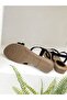 25Y122-5 Stone Detail Anatomic Sole Sandals Women - 6