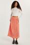 Women's Slim Fit Slim Fit Elastic Waist Pleated Skirt - 4