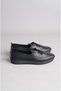 Seç Z083 Genuine Leather Comfort Women's Shoes Black - 2