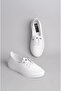 Seç Z083 Genuine Leather Comfort Women's Shoes White - 2