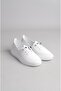 Seç Z083 Genuine Leather Comfort Women's Shoes White