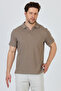 Rico Men's Mink Cotton Blended Polo Neck T-Shirt - 5