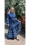Premium Quality Lace Detailed Denim Dress Hijab Compatible Denim Dress