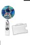 Art Themed Astronaut Yoyo Name Tag |   Cute Card Holder with Starry Night Pattern - 3