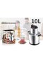 Heavy Duty 10L Electric Meat Grinder 2000W with 2 Speeds Stainless Steel Bowl Blades for Home Use - 3