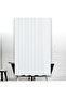 Bathroom Curtain 1X180X200 Single Wing Shower Curtain with Ring Gift Shower Cabin Curtain 0010 White