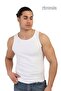 Men's Halter Collar Athlete Lycra Tank Top Black-white 2 Pack - 2