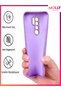 Silicone Case for Xiaomi Redmi 9 with Night Blue Liquid Inside Velvet - 5
