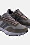 Men Lace Up Outdoor Shoes, Dark Grey - 3