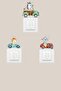 Car Ride of Cute Animals Set of 3 Socket Stickers - 2