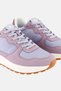 Women Brand Logo Lace Up Outdoor Shoes, Purple - 4