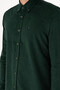 Men's Dark Green Long Sleeve Shirt 50291395-Vr079 - 7