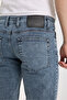 Navy Blue Summer Denim Shorts - 3