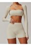 Fitted Crop Top Long Sleeve - 2