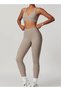 Womens High Waist Contour Seamless Workout sport Leggings Yoga Pants Tummy Control Running Pants - 4
