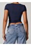 Womens Crop Top Short Sleeves - 3