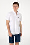 Men's White Short Sleeve Shirt 50298007-Vr013 - 3
