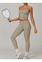 Womens High Waist Contour Seamless Workout sport Leggings Yoga Pants Tummy Control Running Pants - 5