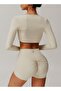 Fitted Crop Top Long Sleeve - 4